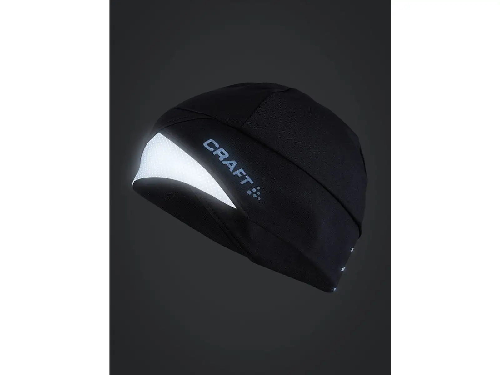Craft ADV Lumen Fleece bežecká čiapka čierna