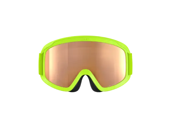POC POCito Retina detské lyžiarske okuliare Fluorescent Yellow/Green/Partly Sunny Light Orange