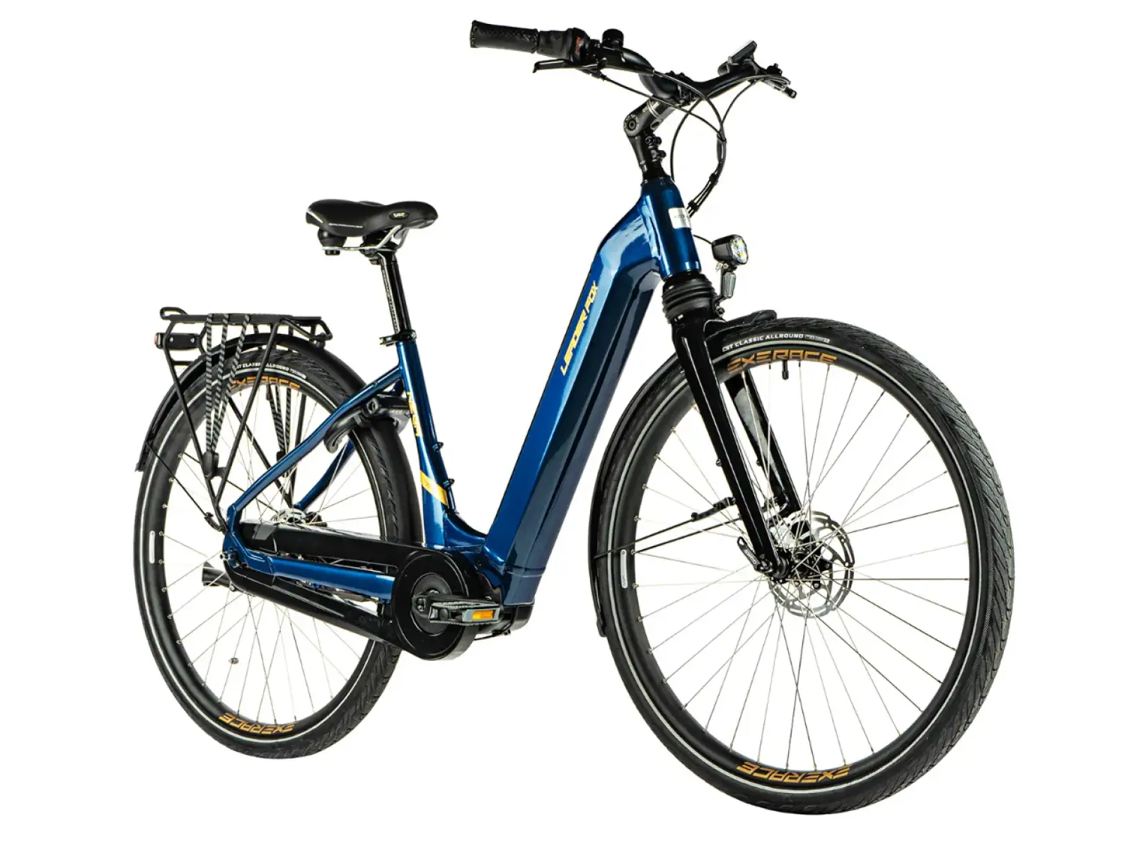 Leader Fox Neba 28 nízkonástupový mestský elektrobicykel modrá