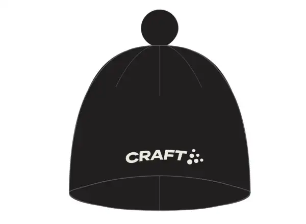 CRAFT ADV Nordic Training Merino pletená čiapka čierna