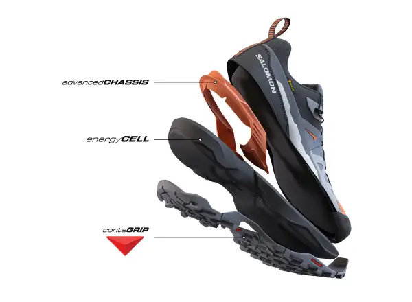 Salomon X Ultra 360 GTX pánska turistická obuv Castlerock/Black/Spicy Mustard