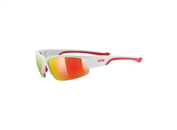 Slnečné okuliare Uvex Sportstyle 215 biele matné červené/červené