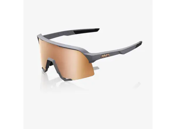 100% S3 slnečné okuliare Soft Tact Grey/HiPER Copper Mirror