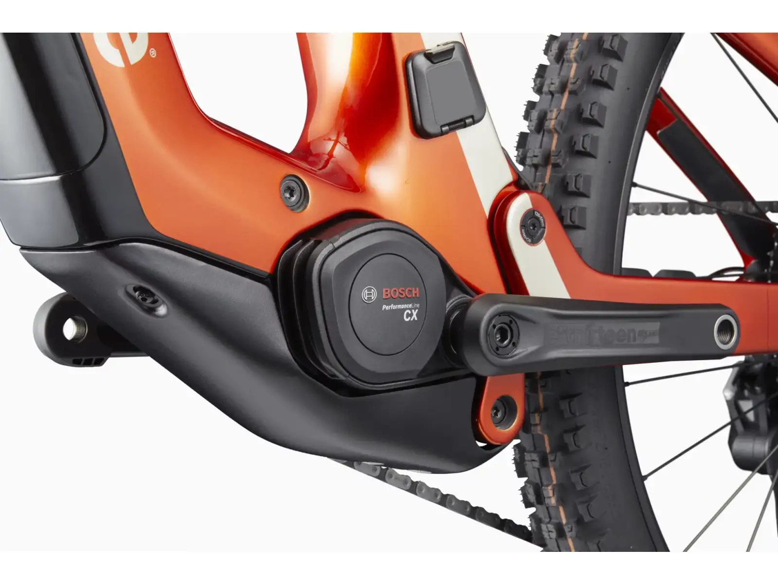 Cannondale Moterra Carbon LT 1 celoodpružený elektrobicykel Fire Orange (FOR)
