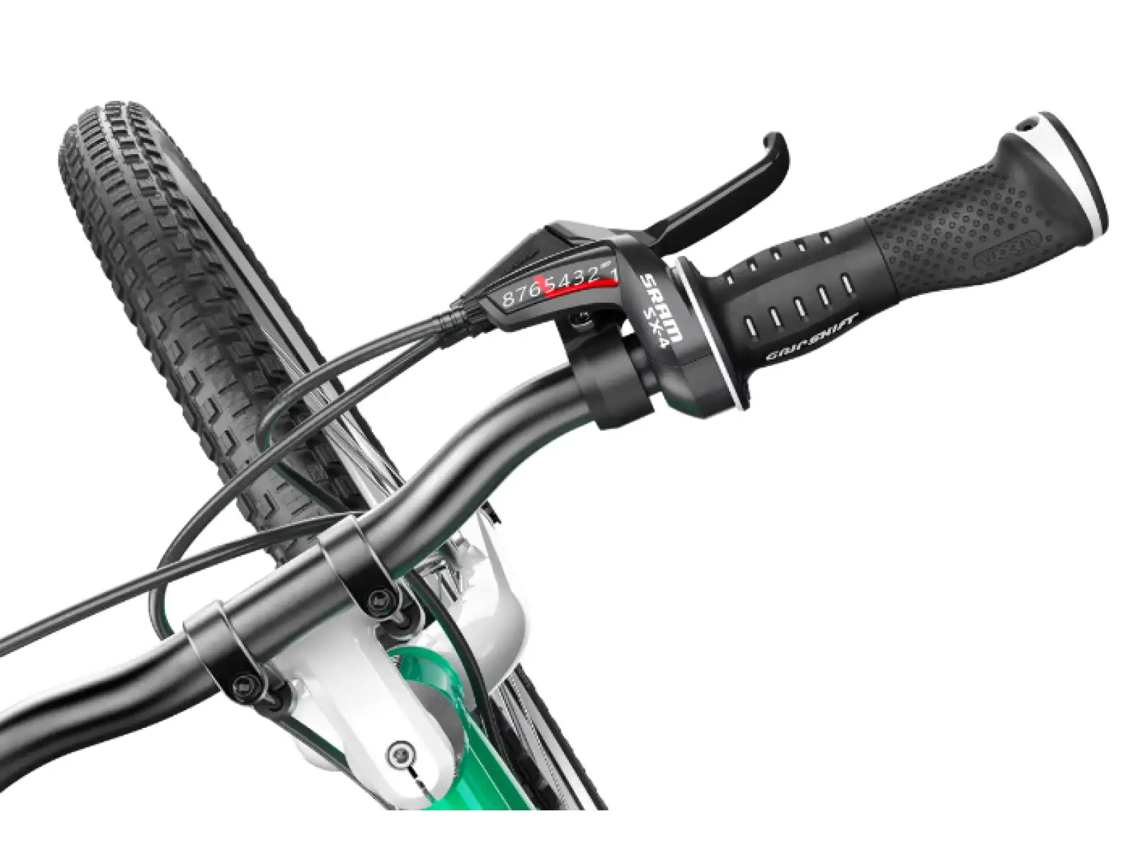 Woom 5 Mint Green 24 detský bicykel