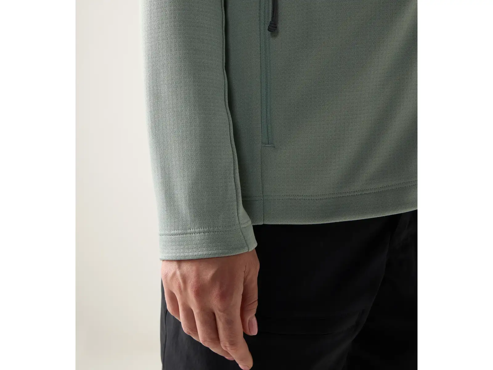 Haglöfs Korp Mid Hood dámska mikina Dew Green