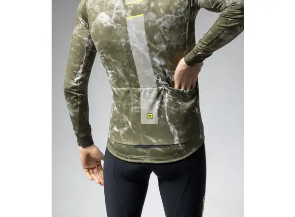 Alé Pragma Space pánsky dres dlhý rukáv Army Green