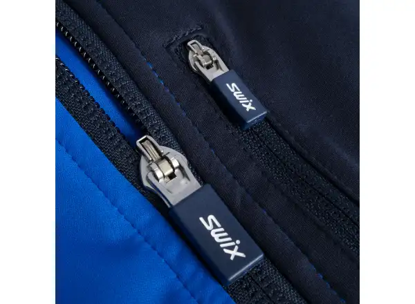 Swix Focus Wind pánska bunda Modrá