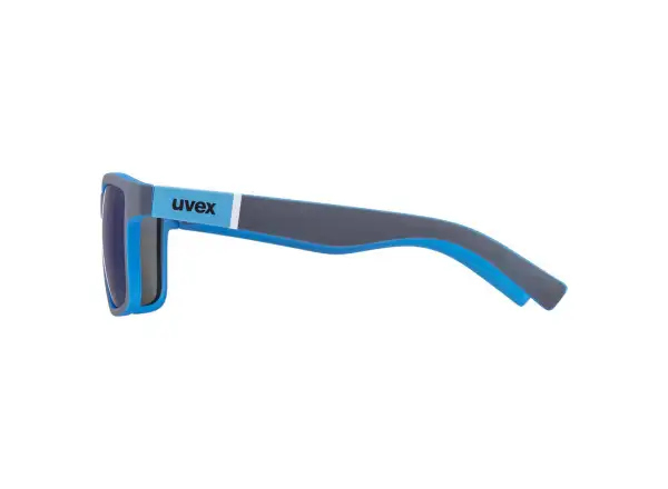 Uvex LGL 39 okuliare Grey Mat Blue/Mirror Blue