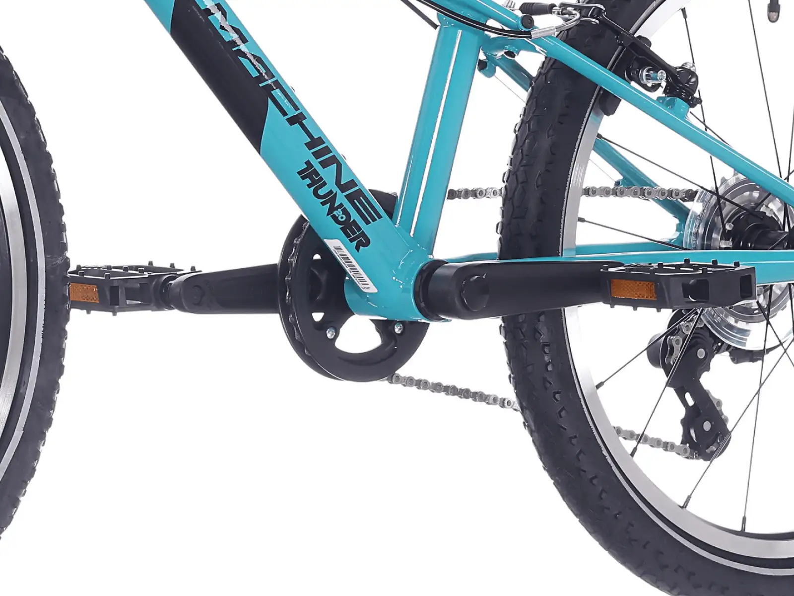 Rock Machine Thunder Jr. 20 VB detský bicykel Jade Blue