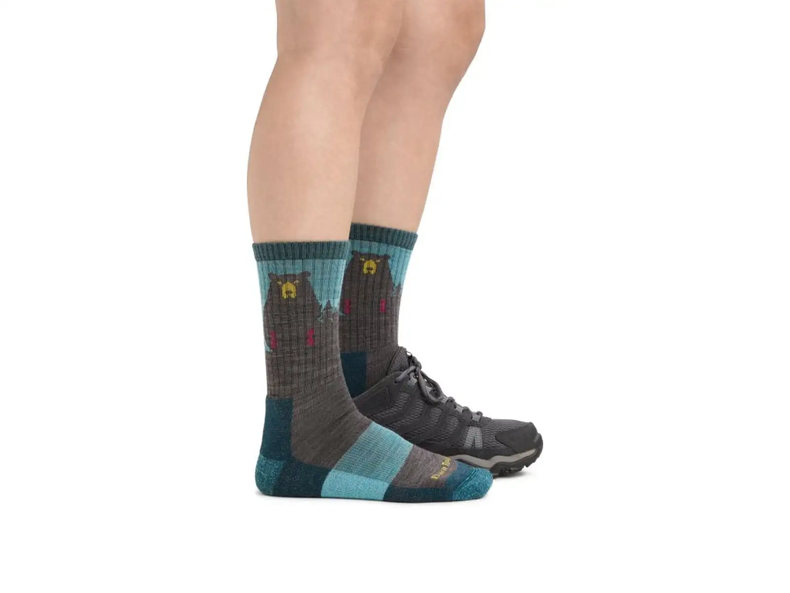 Dámske ponožky Darn Tough Bear Town Micro Crew Lightweight Cushion (Aqua)