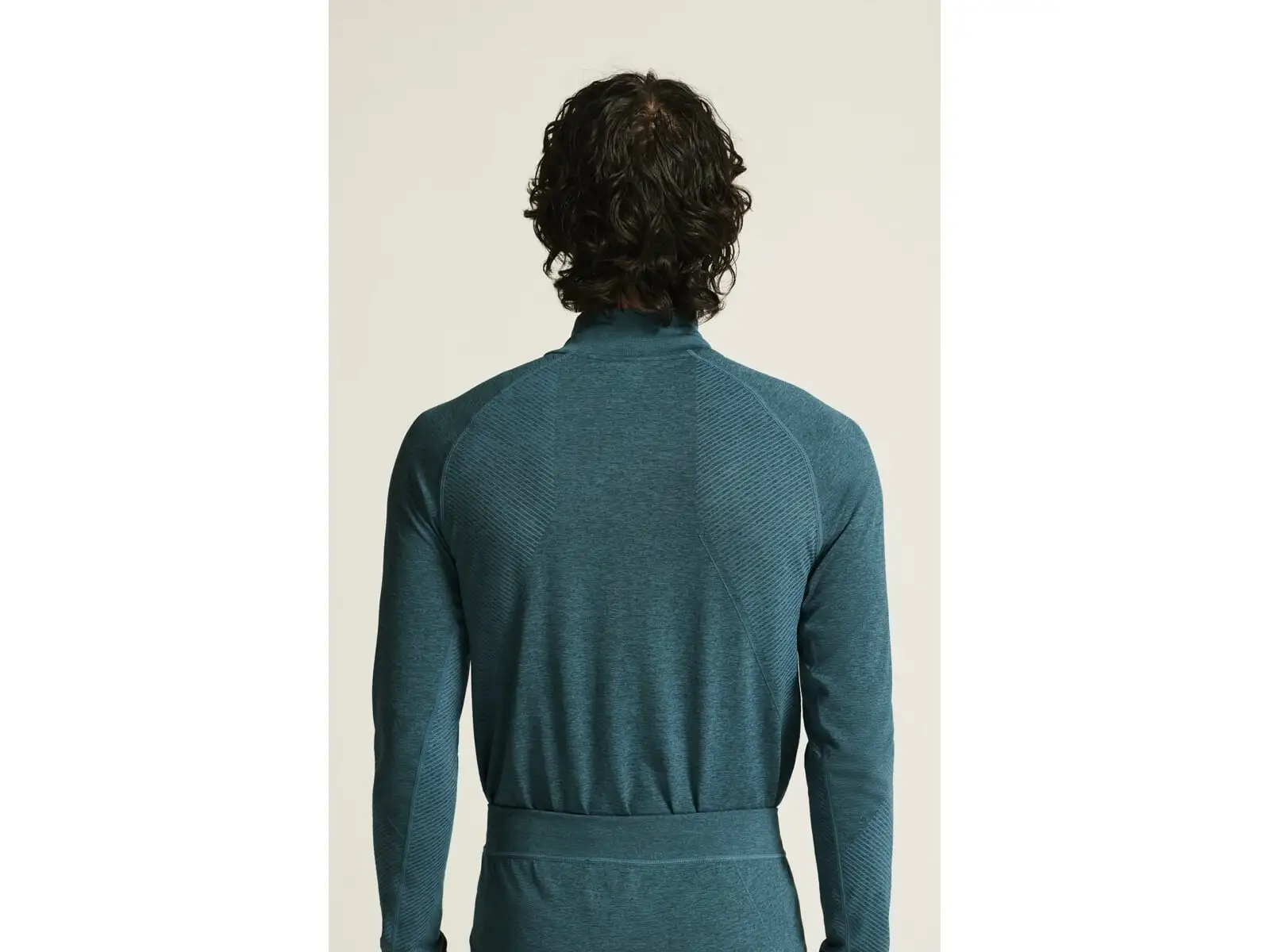 Craft Core Dry Active Comfort Zip pánske tričko dlhý rukáv zelená