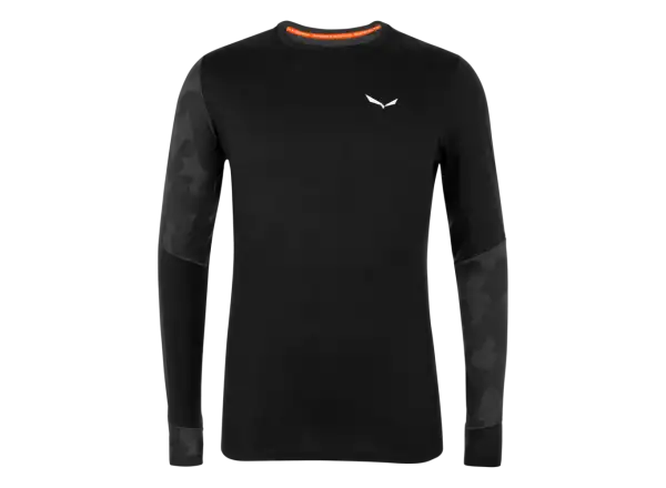 Salewa Cristallo pánske tričko dlhý rukáv black out