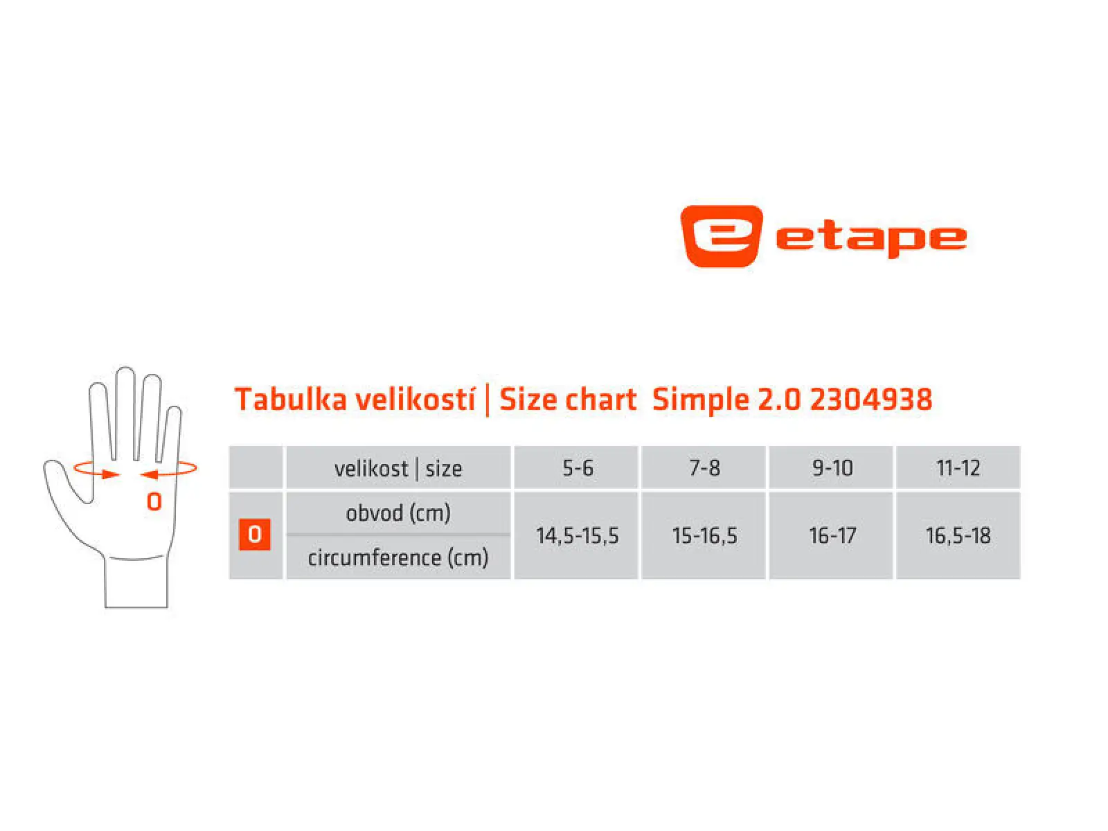Etape Simple 2.0 detské rukavice modrá/zelená