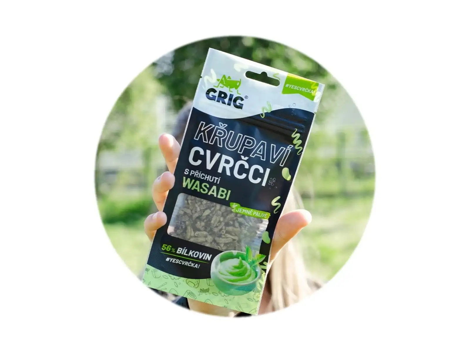 Grig chrumkaví cvrčci Wasabi 13 g