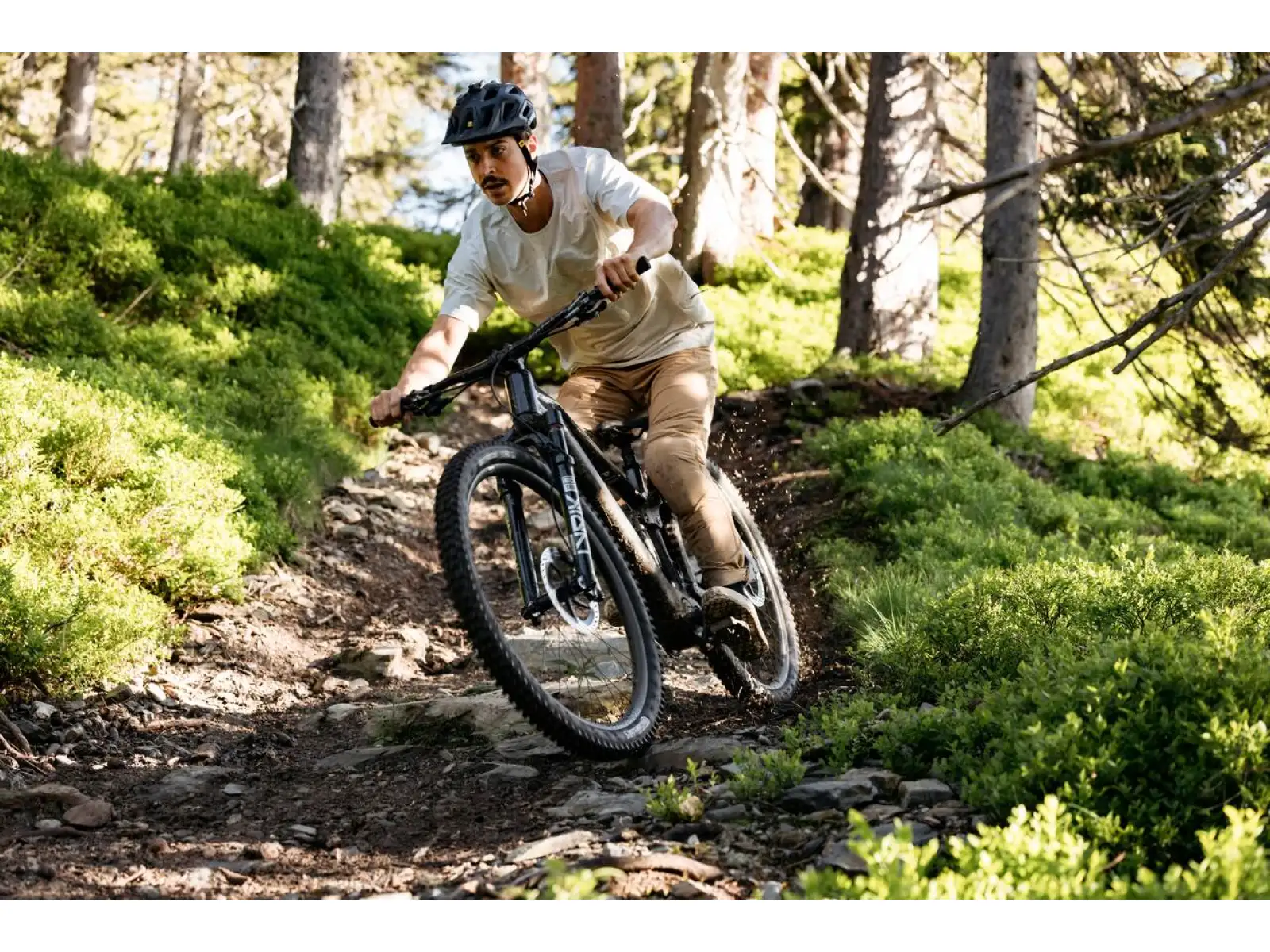 Raymon Airok celoodpružený elektrobicykel Silver Stealth/Taupe
