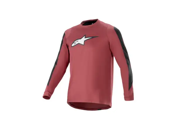 Alpinestars A-Dura Dri Astar pánsky dres dlhý rukáv Burgundy