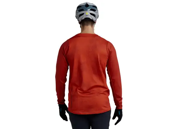 Troy Lee Designs Skyline Chill pánsky dres dlhý rukáv Scattered Fire Orange