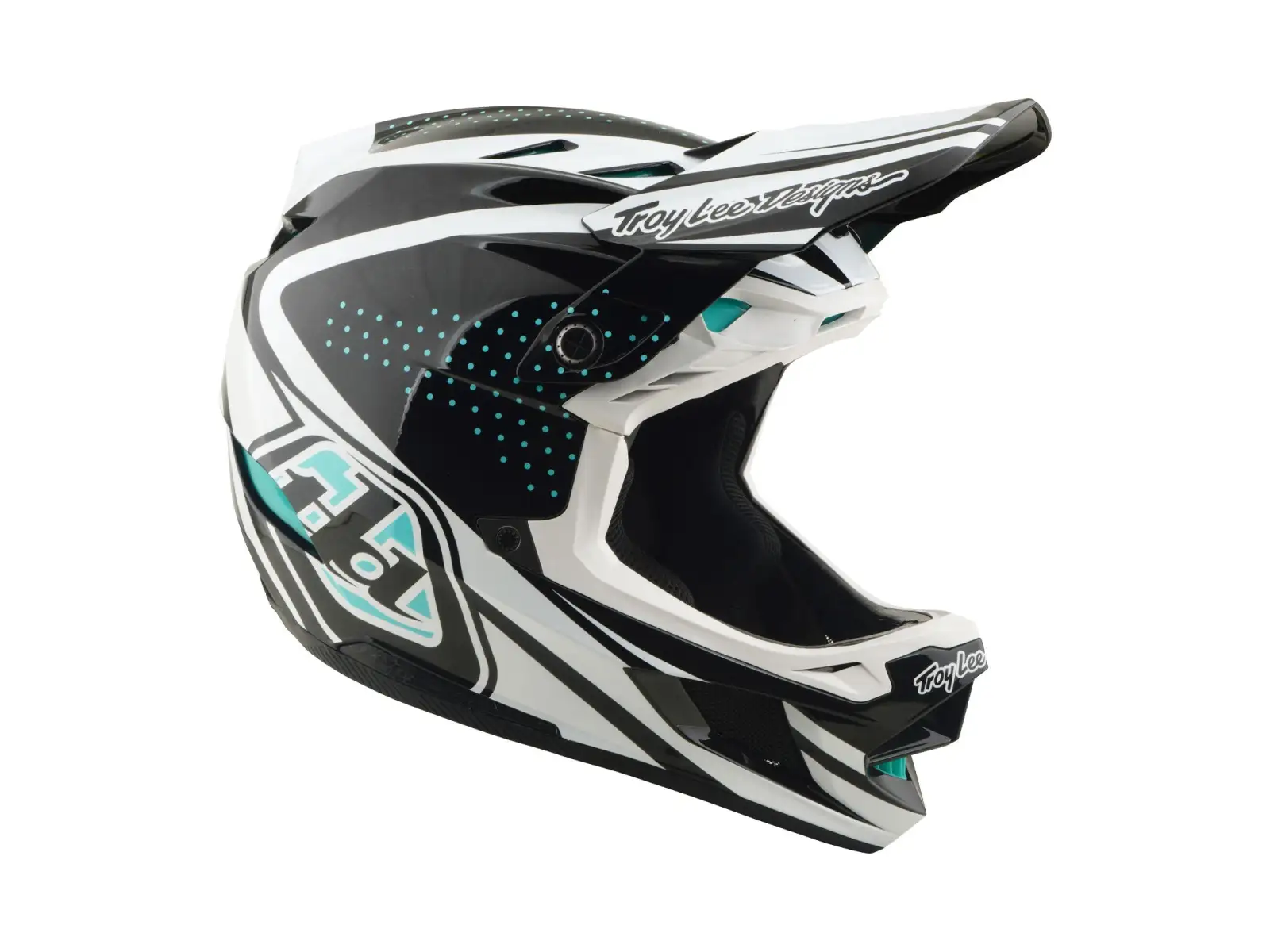 Troy Lee Designs D4 Composite MIPS prilba Crest Real Teal