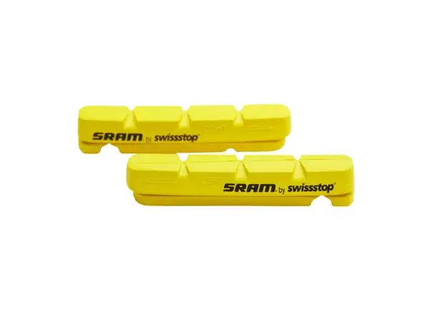 Sram Race Flash Pro Yellow King brzdové gumičky 1 pár