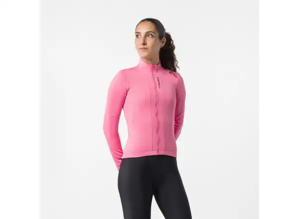Castelli Sinergia 3 dámsky dres dlhý rukáv Rosa giro