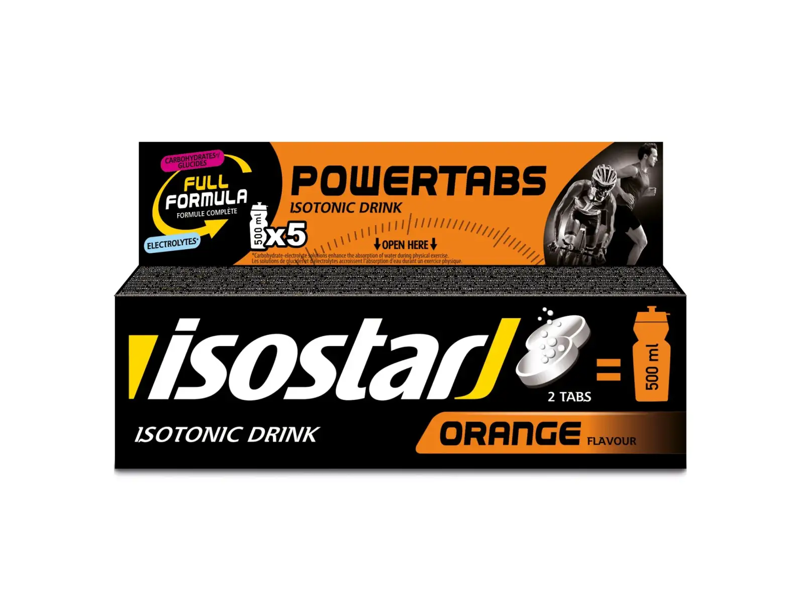 Isostar Powertabs šumivé tablety 120 g oranžová
