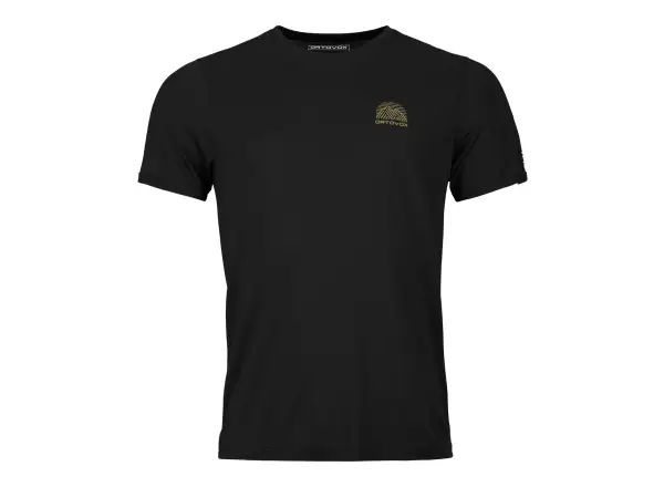 Ortovox 120 Cool Tec Mtn Stripe pánske tričko Black Raven