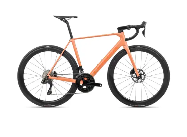 Cestný bicykel Orbea Orca M30iLTD PWR Orange Cloud/Stone Blue