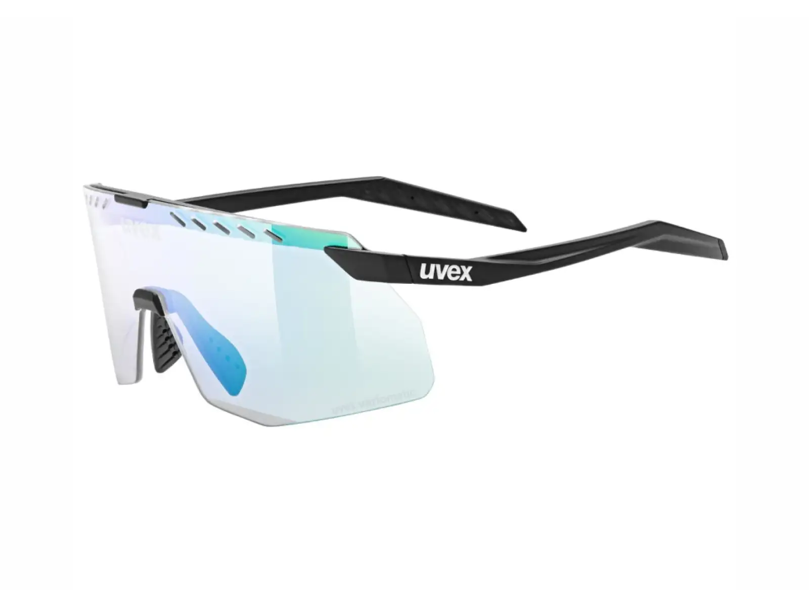 Uvex Pace Stage Variomatic Small okuliare Black Matt/Mirror Green