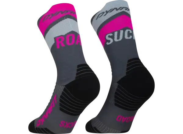Dynafit Ultra Crew bežecké ponožky Cinder/Pink Glo
