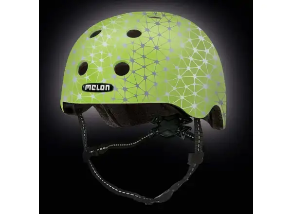 Melón Toddler Reflective detská reflexná prilba Magic Green