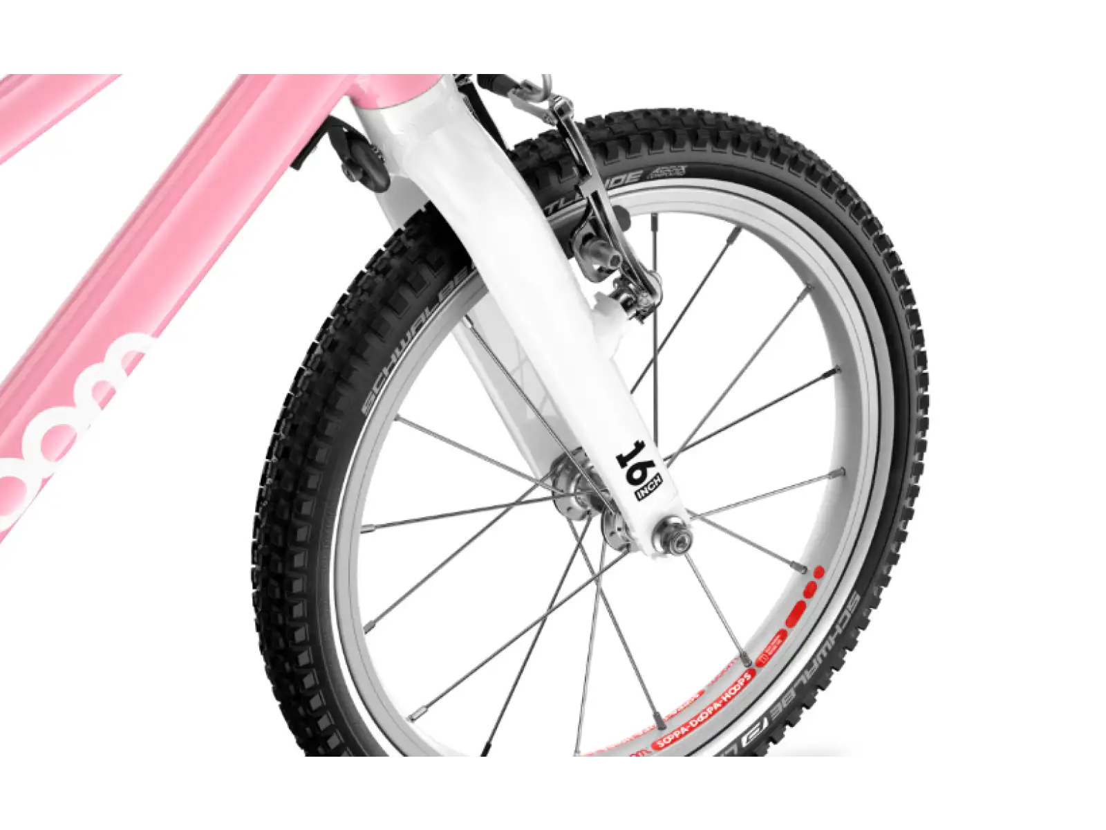 Woom Go 3 detský bicykel 16" Powder Pink