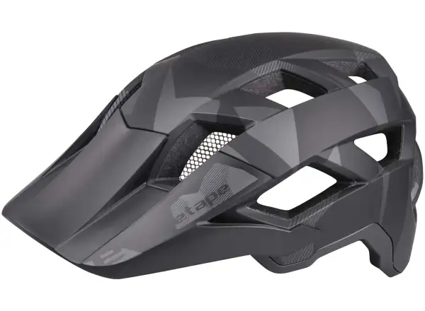 Etape X-Ray cyklistická prilba čierna/sivá matná