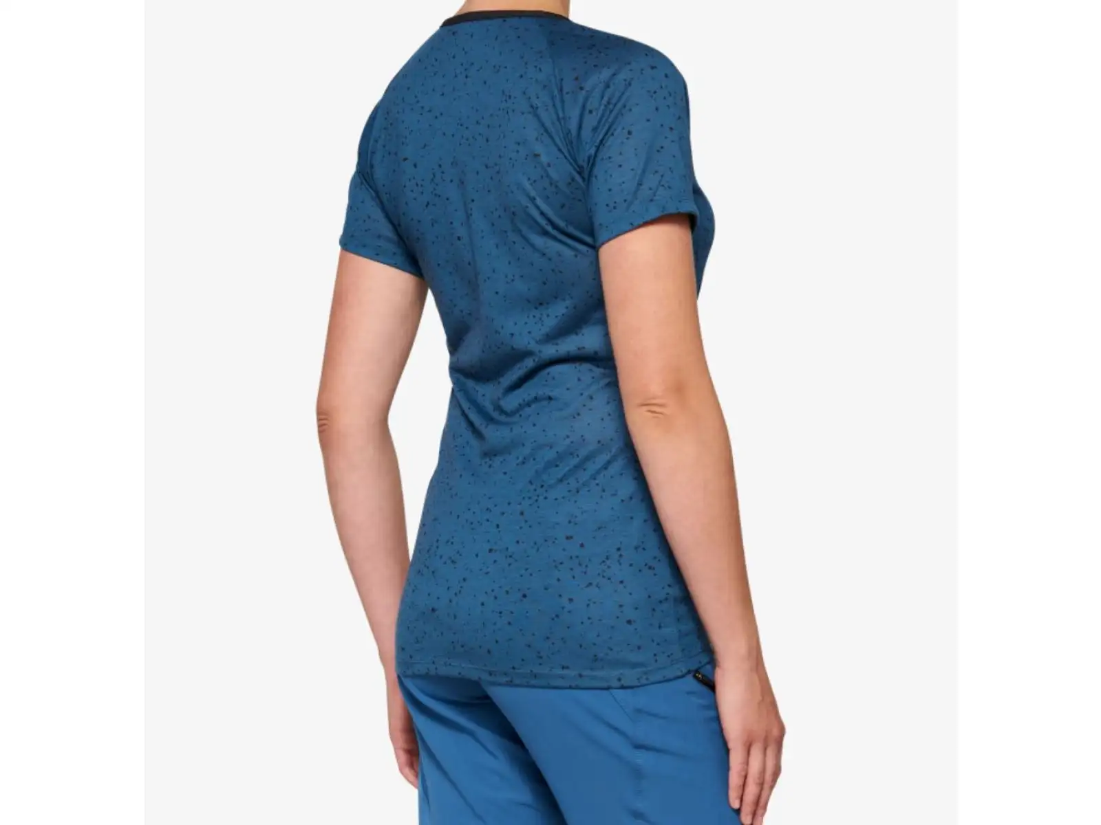 100% Airmatic dámsky dres s krátkym rukávom Slate Blue