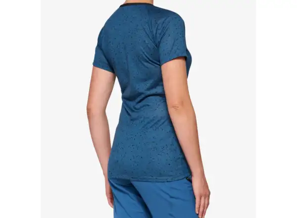 100% Airmatic dámsky dres s krátkym rukávom Slate Blue