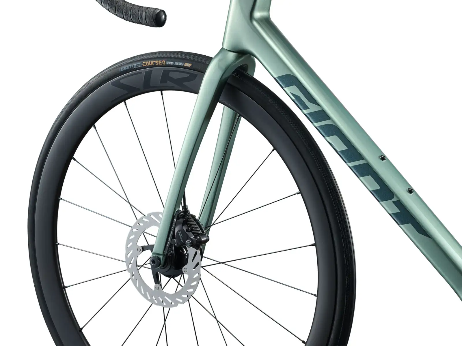 Giant TCR Advanced 0 AXS cestný bicykel Alpine Green