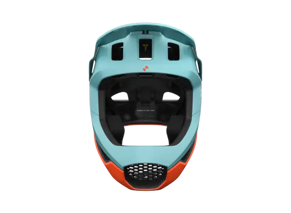 POC Otocon Race MIPS prilba Indicolite Blue Matt/Carnelian Orange Matt