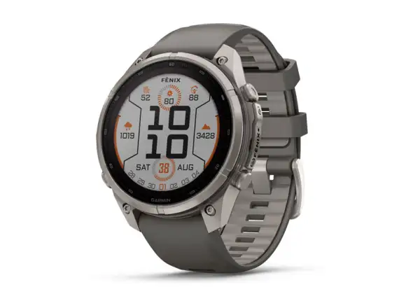 Garmin Fénix 9 Pro inReach Solar 47 mm Titanium Pebble Gray/Silver Gray