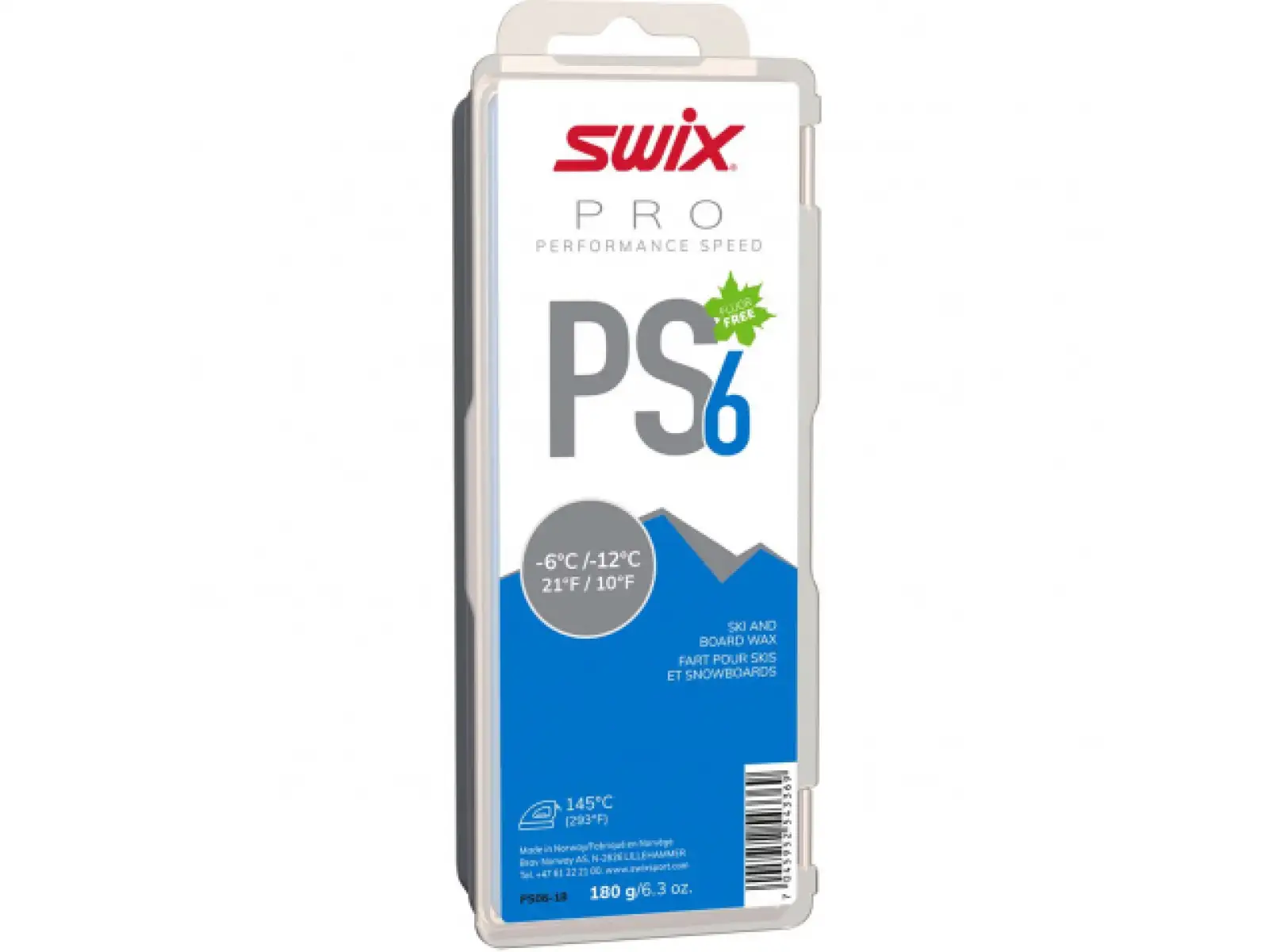 SwixPS06-18 Pure Speed Slip Wax 180g
