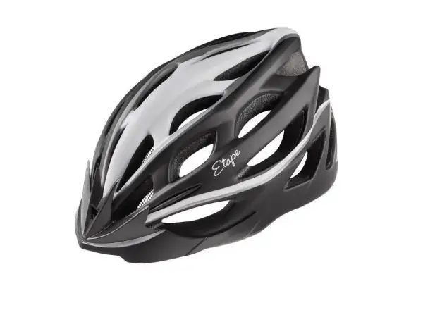 Etape Vesper cyklistická prilba čierna/biela mat