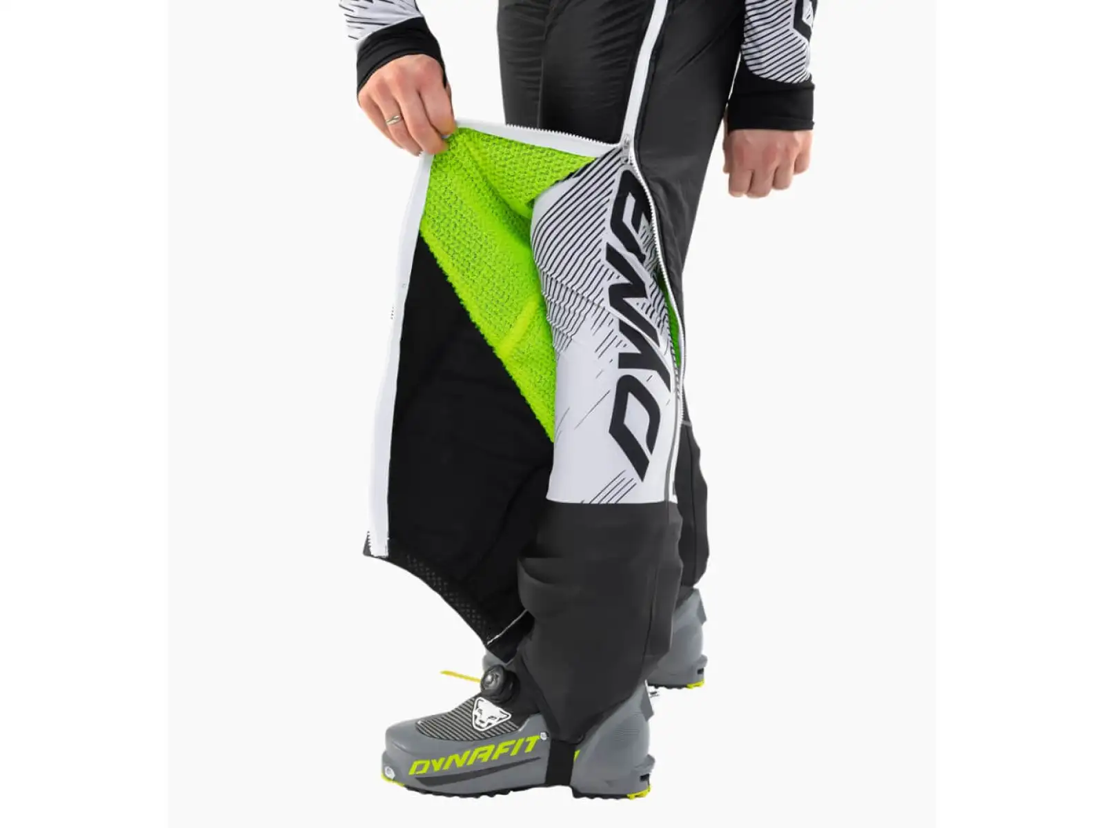 Dynafit DNA Polartec Alpha unisex nohavice black out nimbus