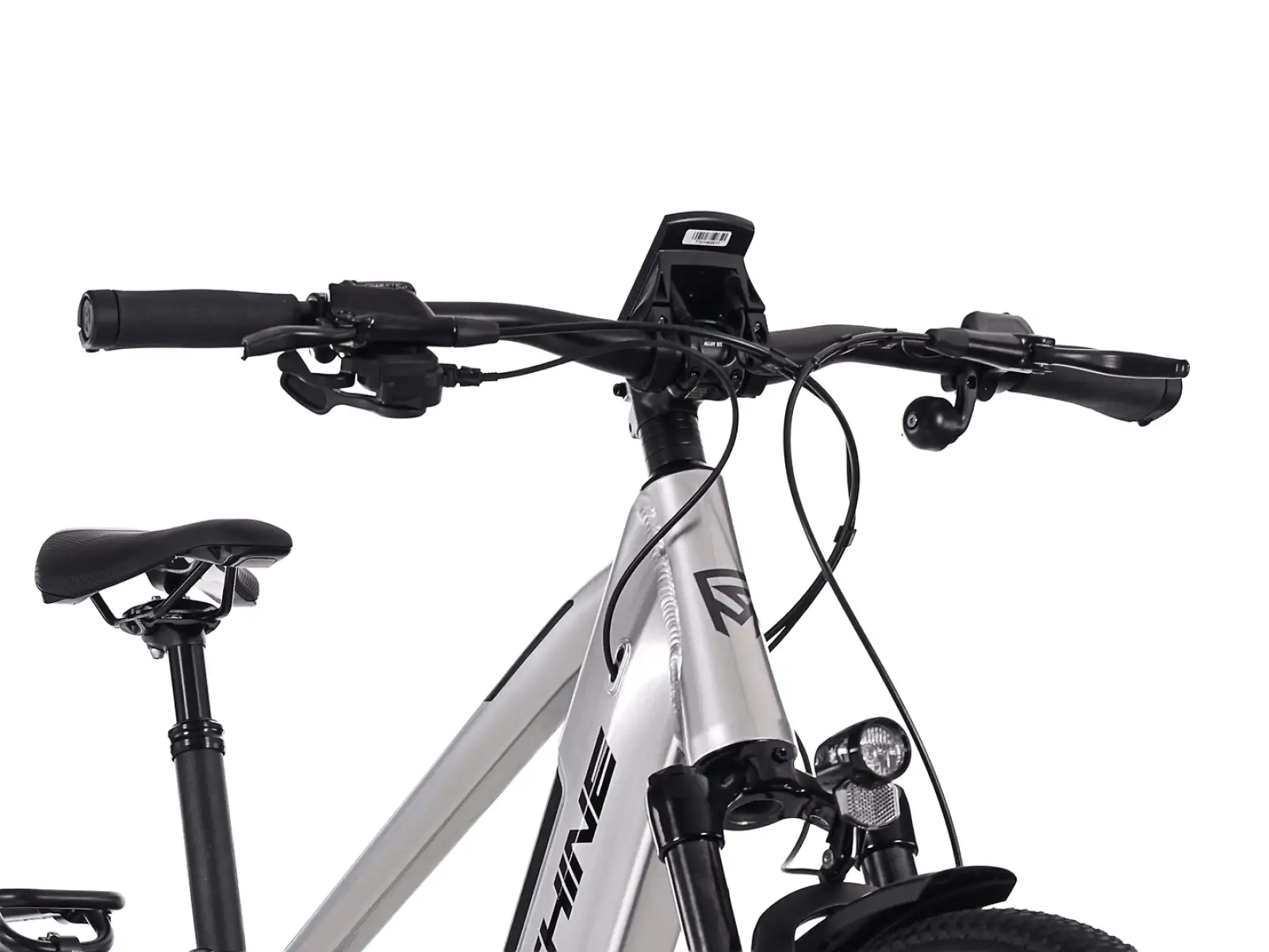 Rock Machine eSTORM 70 TOUR horský elektrobicykel Gloss Silver/Black/Grey