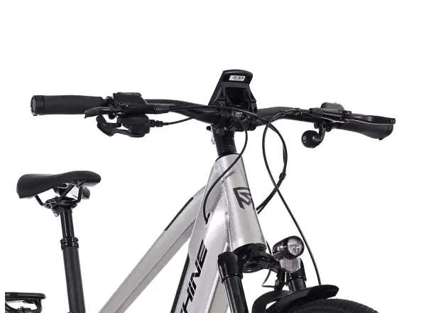 Rock Machine eSTORM 70 TOUR horský elektrobicykel Gloss Silver/Black/Grey