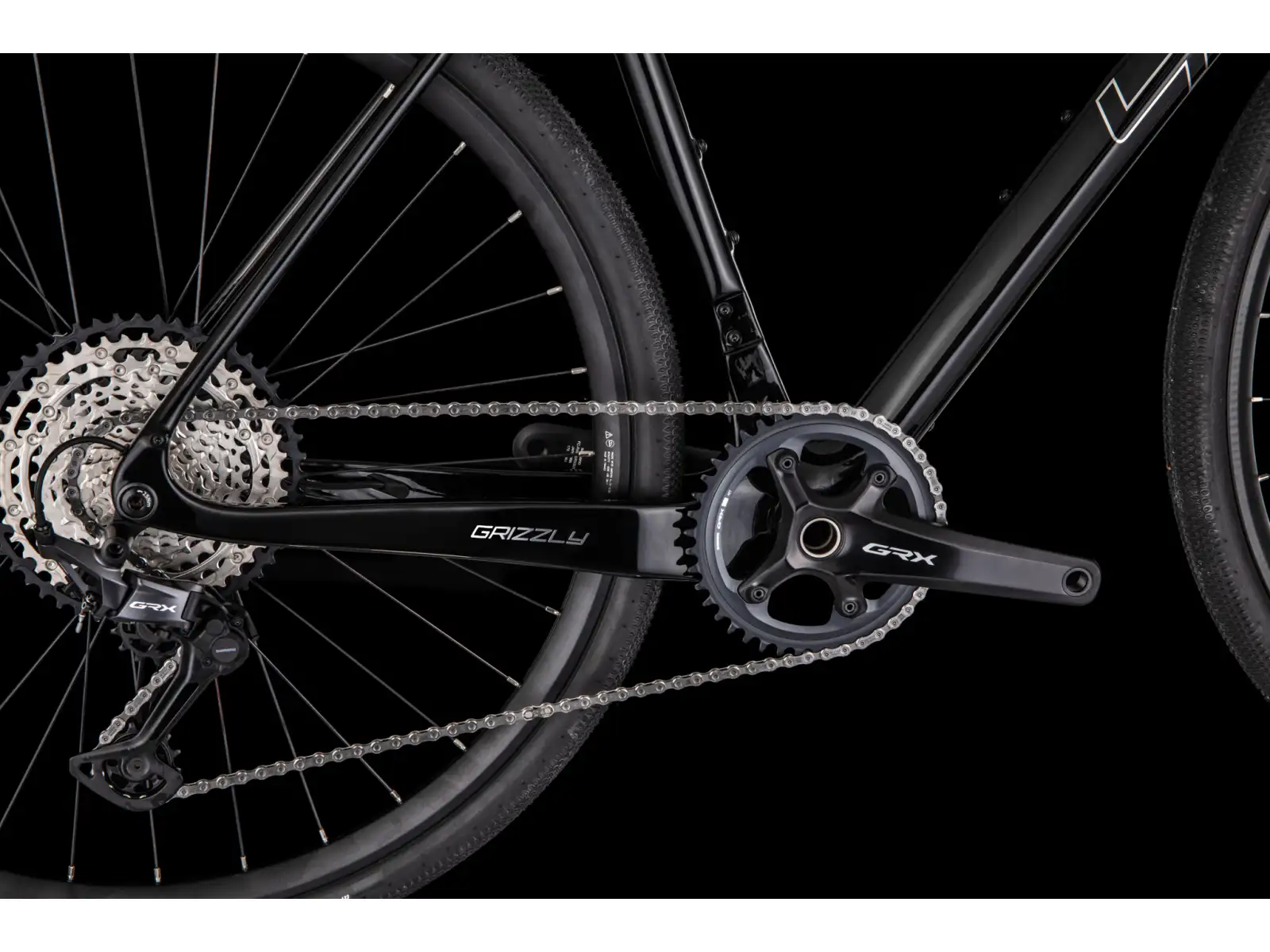 4Ever Grizzly Elite gravel bicykel black