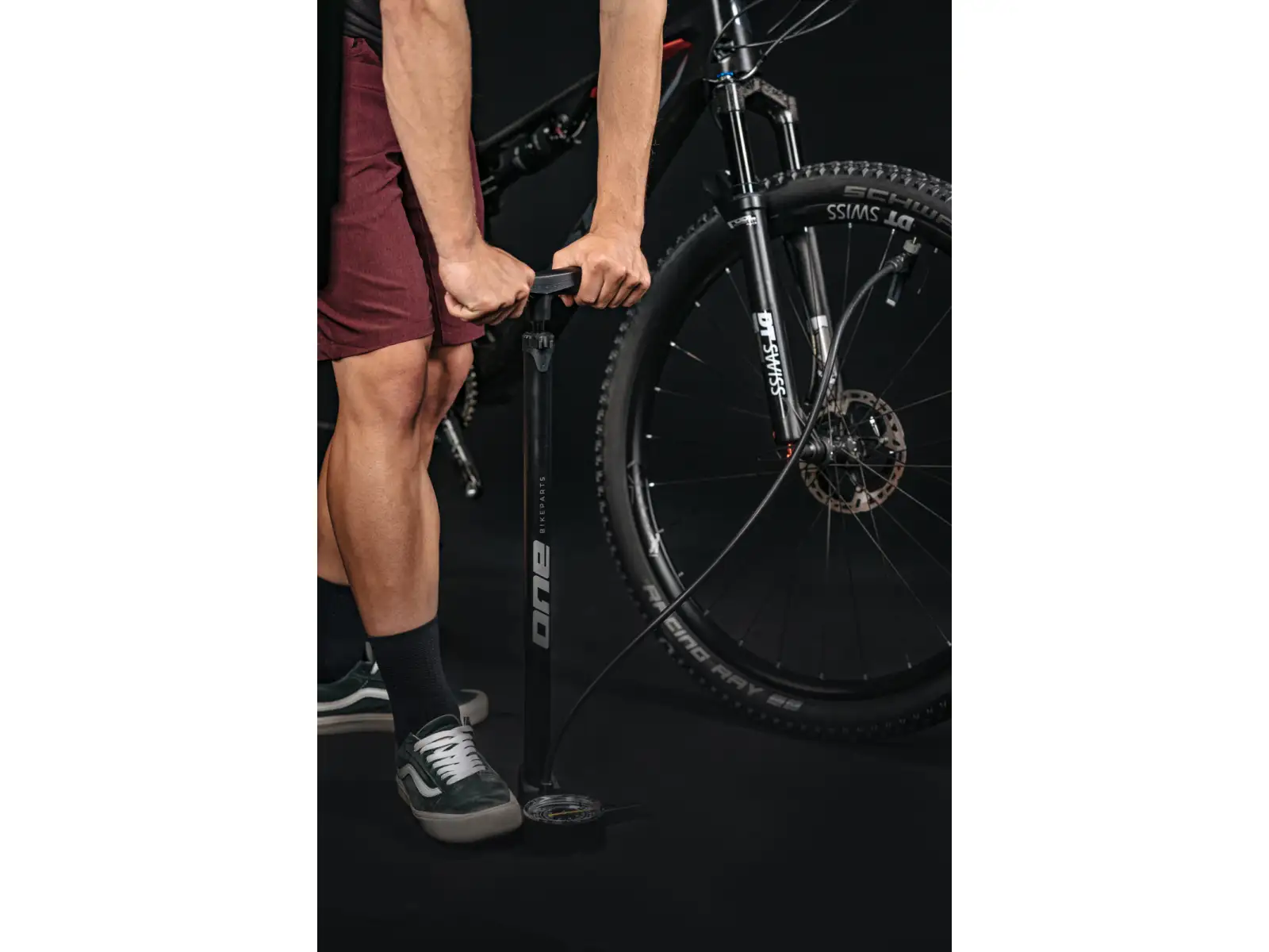 One Bikeparts S.Pump 50 pumpa black/grey SERVISNÁ PUMPA