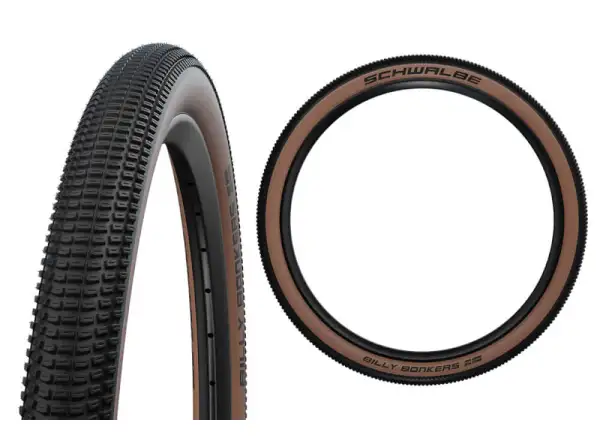 Schwalbe Billy Bonkers Addix Performance 20x2,00" plášť Kevlar čierna/hnedá