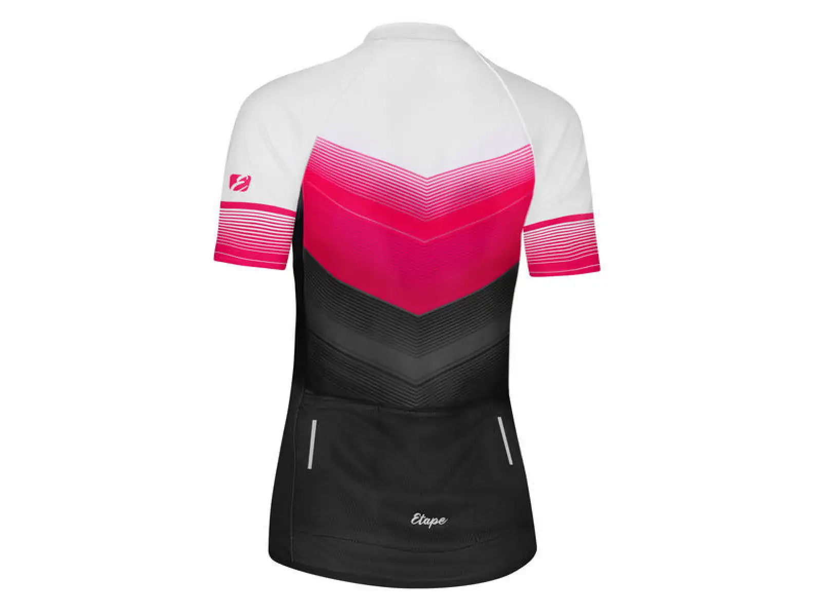 Etape Violet dámsky dres krátky rukáv ružová/čierna