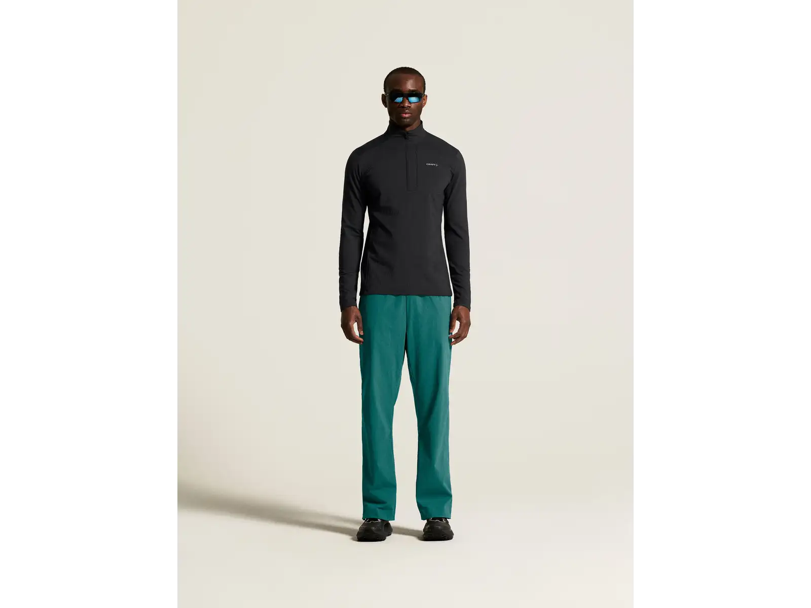 CRAFT Gain Thermal Midlayer 2 pánska mikina čierna