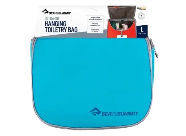 Sea to Summit Hanging Toiletry Bag Large závesná toaletná taška Atoll Blue