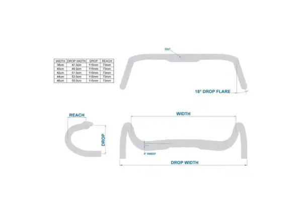 Ritchey Comp Butano Internal Routing 38 riadidlá čierne